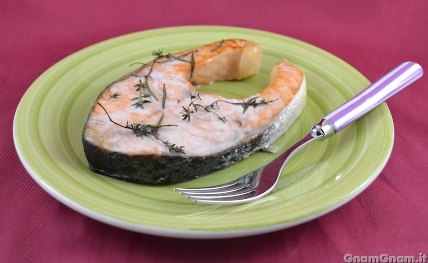 Salmone al forno