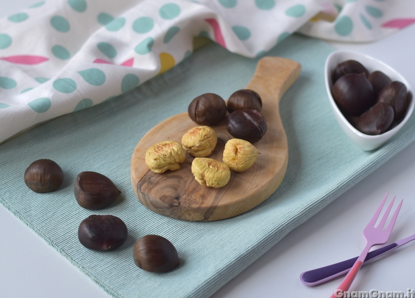 Castagne al forno