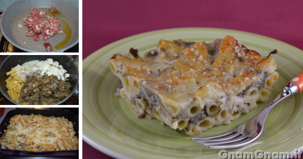 • Pasta al forno con carciofi e salsicce - La ricetta di Gnam Gnam