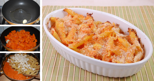 • Pasta e zucca al forno - La ricetta di Gnam Gnam