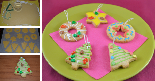 Dolci Da Appendere All Albero Di Natale.Biscotti Da Appendere All Albero La Ricetta Di Gnam Gnam