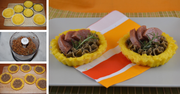 Crostatine Di Polenta Con Cotechino E Lenticchie La Ricetta Di Gnam Gnam