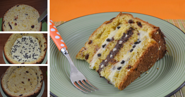 • Panettone farcito - La ricetta di Gnam Gnam