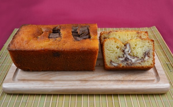 Plumcake con barrette kinder