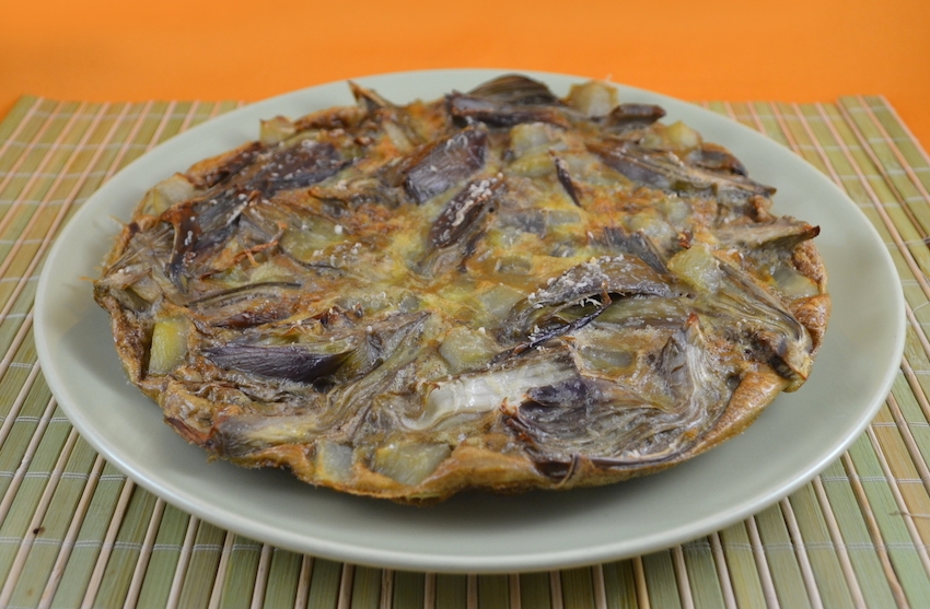 Frittata di carciofi e patate