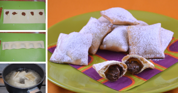 Bugie Ripiene Di Nutella La Ricetta Di Gnam Gnam