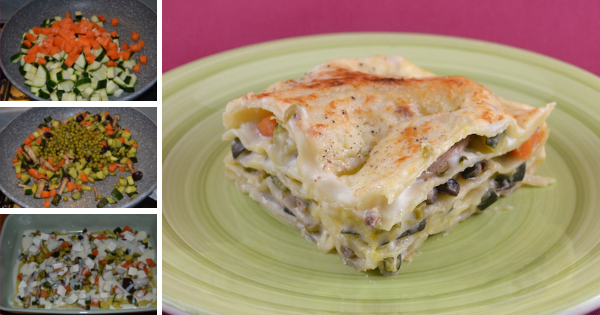 • Lasagne vegetariane - La ricetta di Gnam Gnam