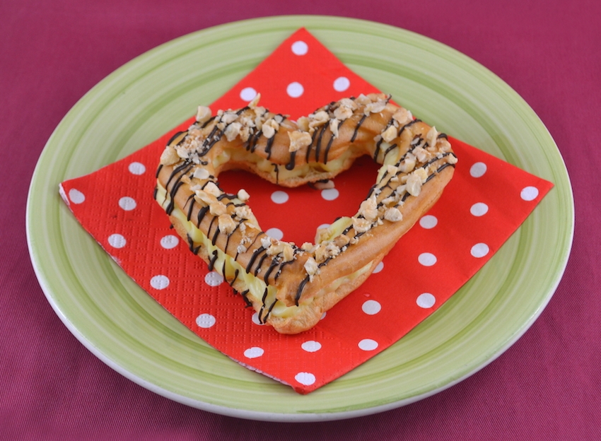 Cuori di pasta choux