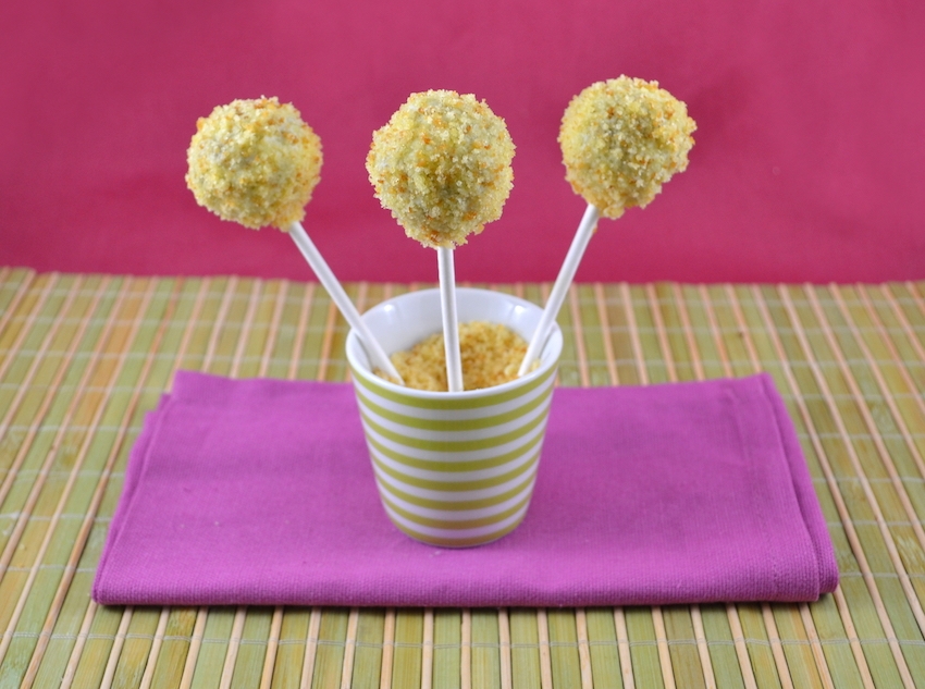 Cake pops mimosa