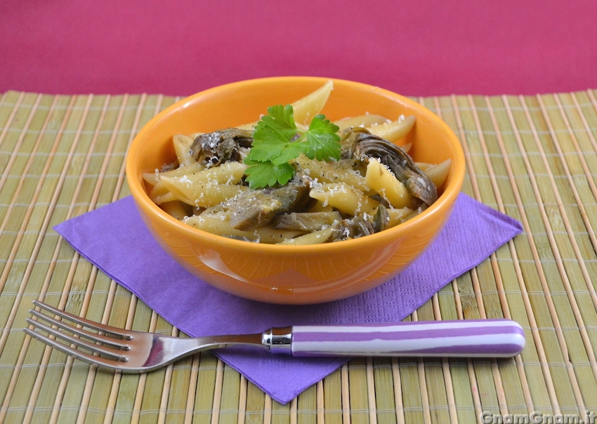 Pasta con carciofi