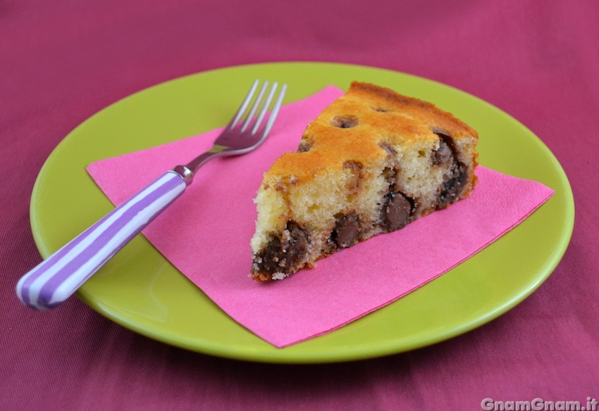 Torta con ovetti di cioccolato