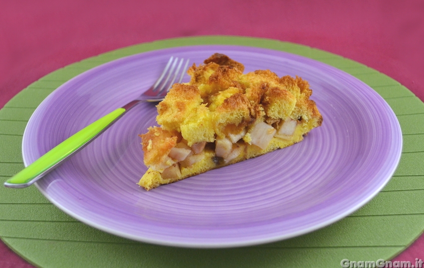 Torta di mele con colomba