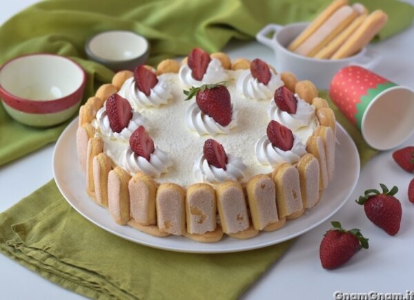 Tiramisù alle fragole bimby
