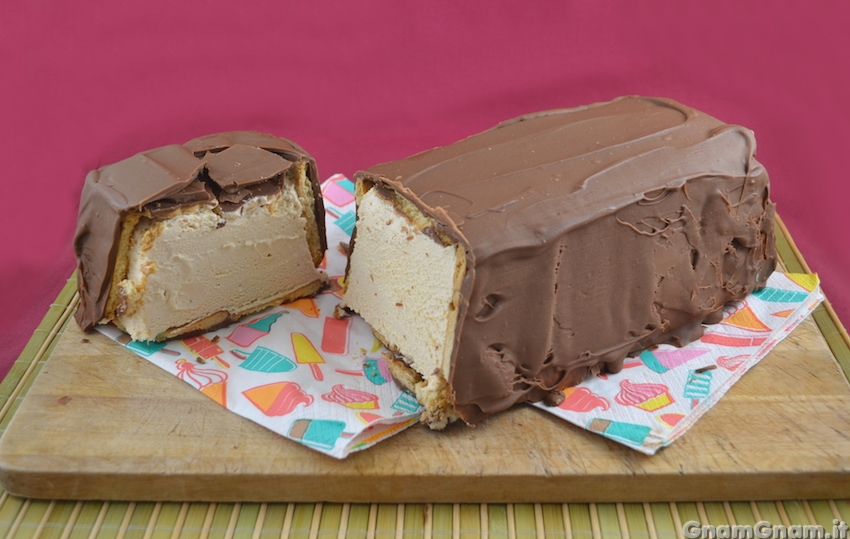 Torta gelato twix