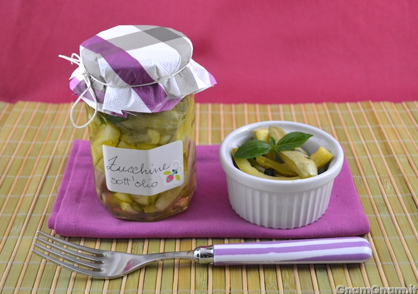 Zucchine sott’olio