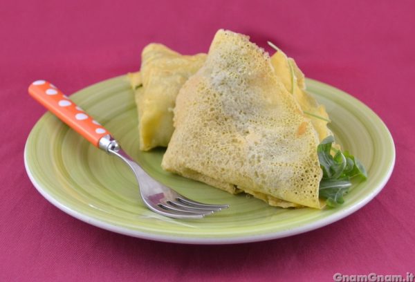 Crepes con farina di ceci