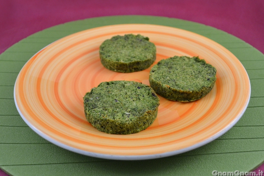 Burger ceci e spinaci