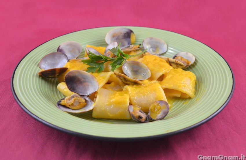 Pasta zucca e vongole