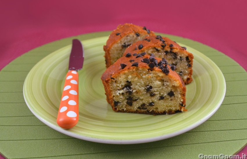 Ciambella con gocce di cioccolato Foto finale