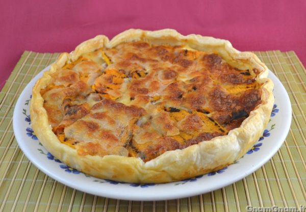 Torta salata con la zucca