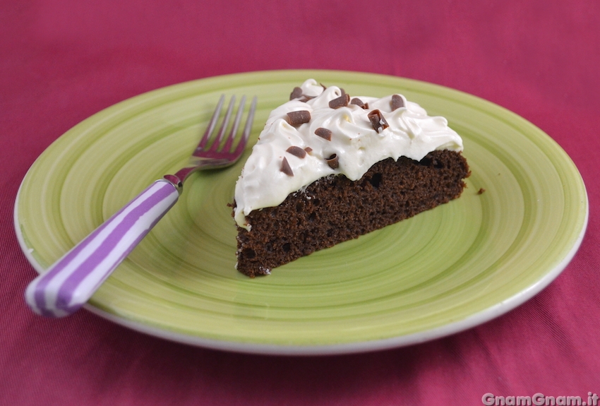 Torta al cioccolato bianco Foto finale