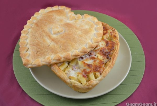 Timballo di pasta per San Valentino