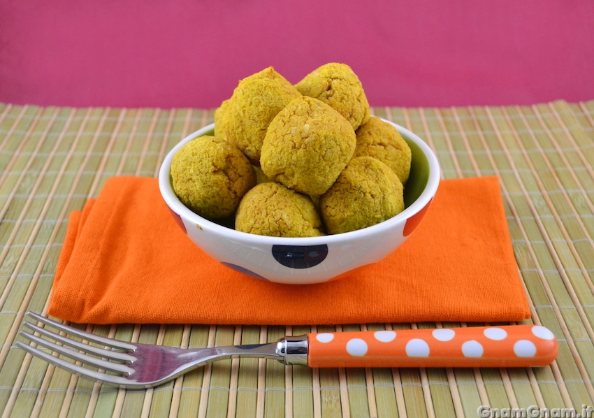 Polpette di zucca e ceci