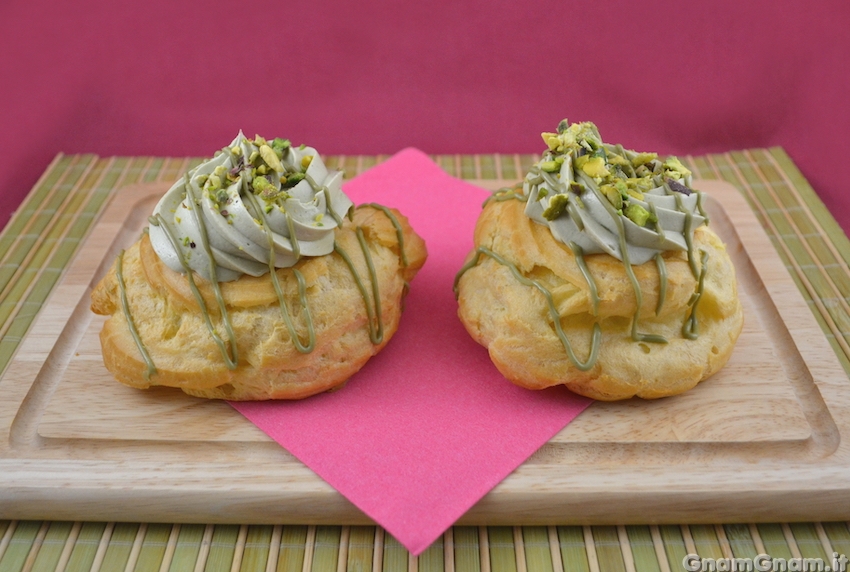 Zeppole di San Giuseppe al pistacchio