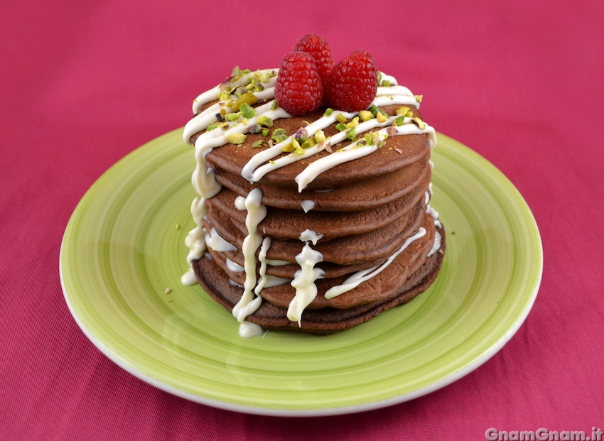 Pancake al cioccolato Foto finale