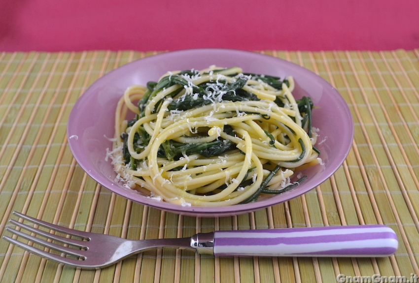 Pasta con agretti