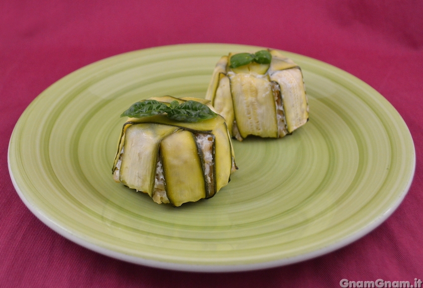 Sformatini di grano e zucchine