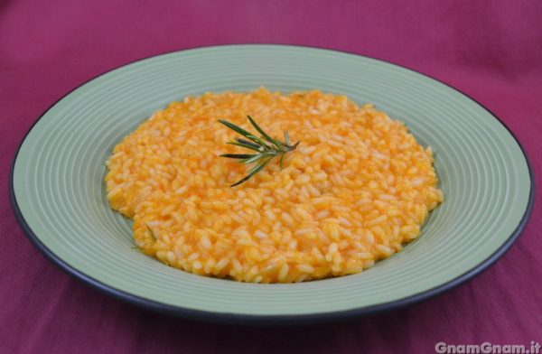 Risotto alla crema di peperoni