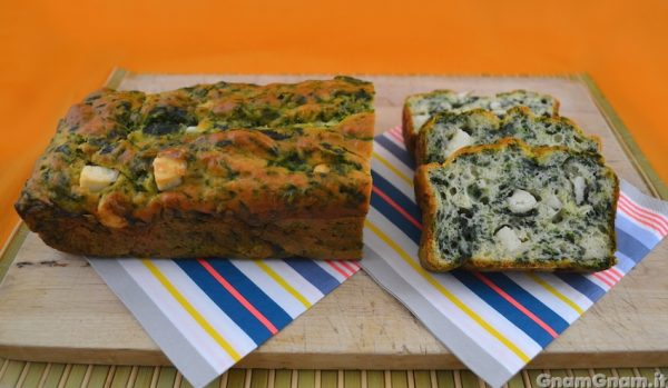 Plumcake ricotta e spinaci