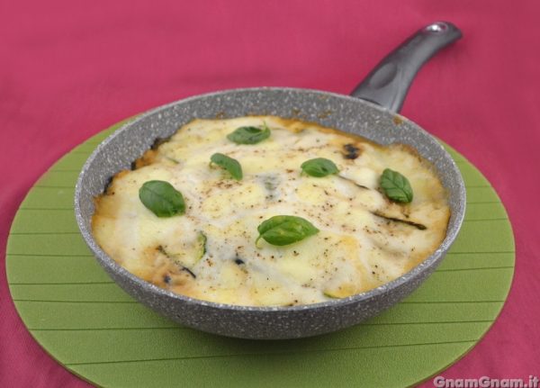 Parmigiana di zucchine in padella