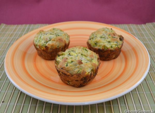 Muffin tonno e zucchine