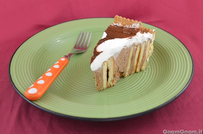 Torta girella di biscotti Foto finale