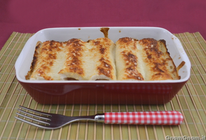 Cannelloni di pane tramezzino