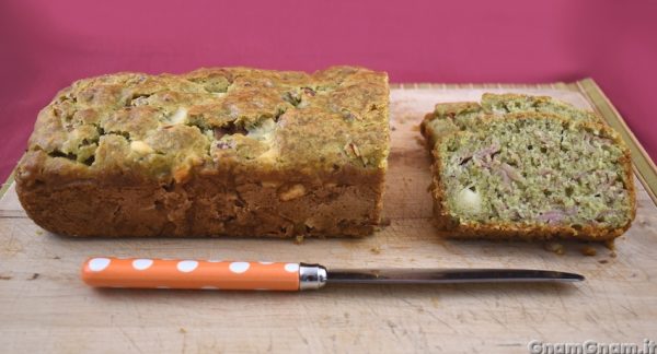 Plumcake mortadella e pistacchio