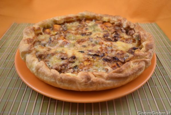 Torta salata zucca e gorgonzola