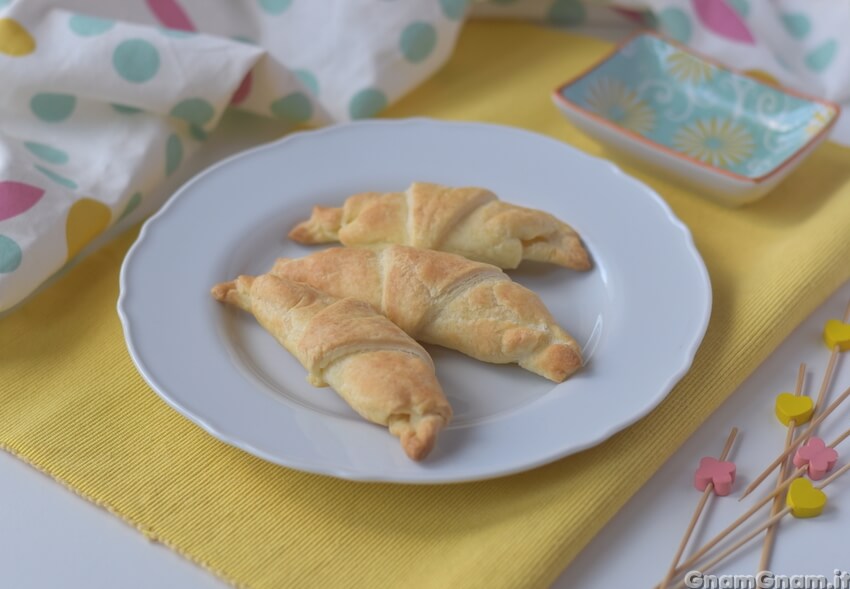 Cornetti salati patate e peperoni