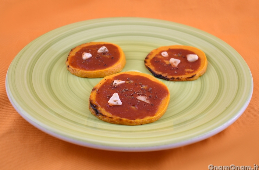 Pizzette di zucca