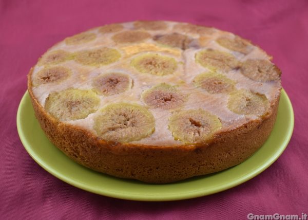 Torta rovesciata ai fichi