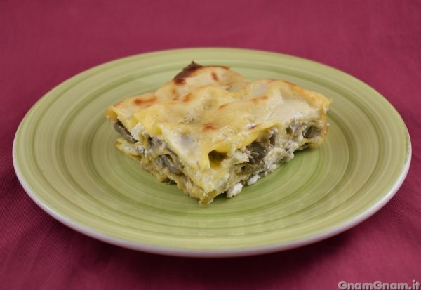 Lasagne ricotta e carciofi