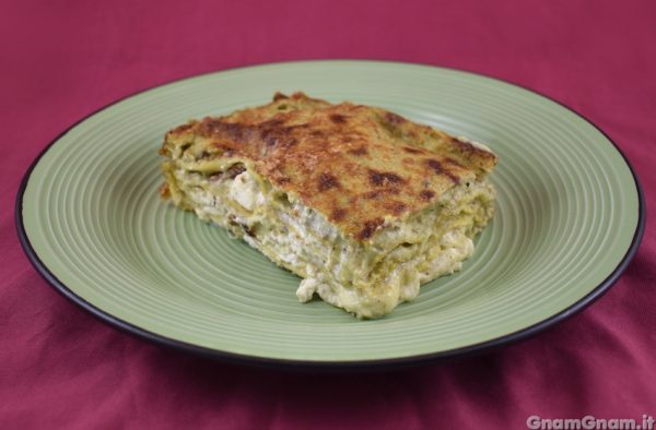 Lasagne speck e pistacchio