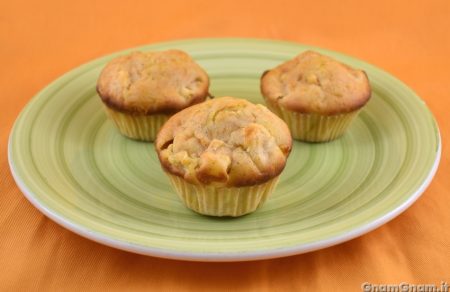 Muffin zucca e mele