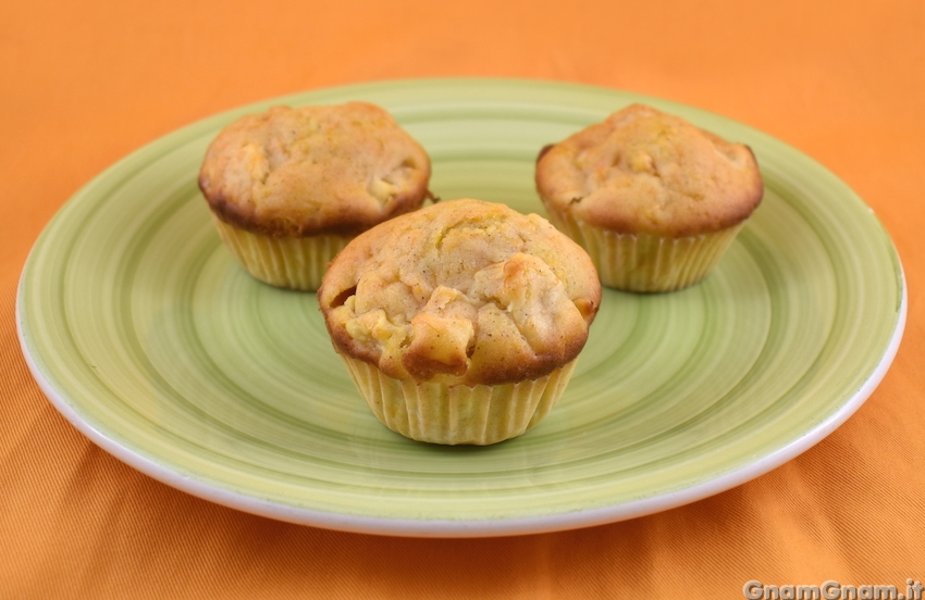 Muffin zucca e mele