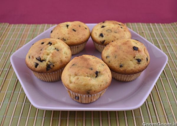 Muffin mascarpone e gocce di cioccolato