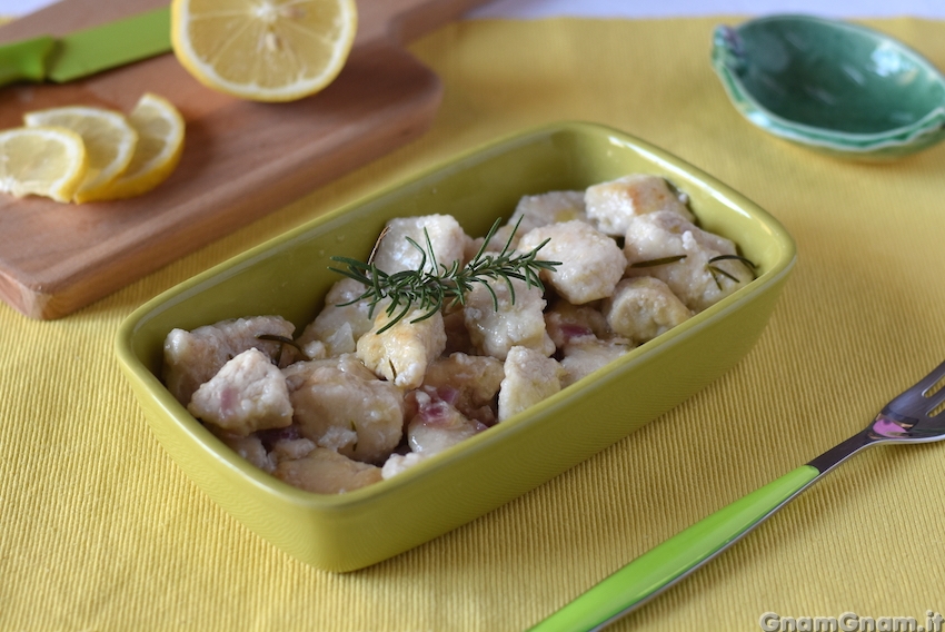 Bocconcini di pollo al limone