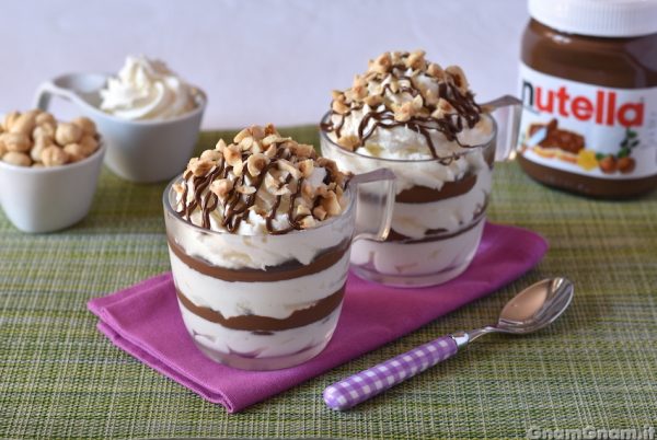 Coppette mascarpone e nutella