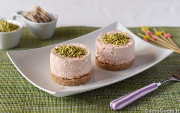 Cheesecake mortadella e pistacchio